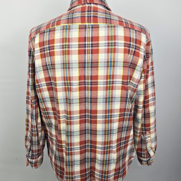 American Eagle Outfitters Mens XXL Plaid Button Up Heavyweight Flannel Shirt - Picture 5 of 9